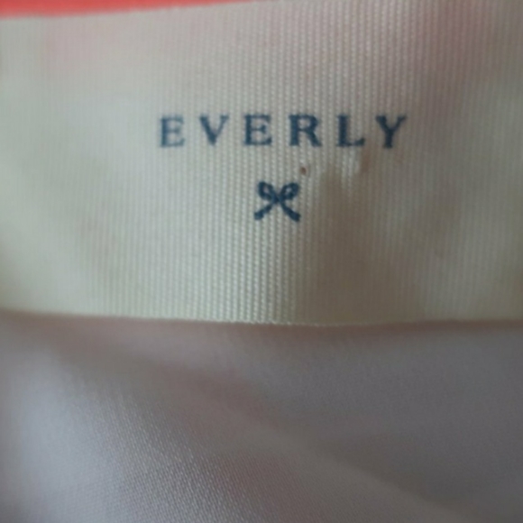 Everly Turquoise and Orange Swing Dress Size Large - Picture 6 of 7